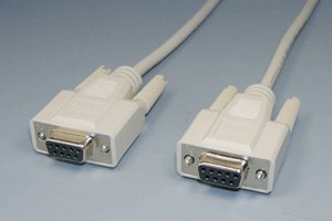RS-232Cケーブル 9pinメス-9pinメス ストレート結線