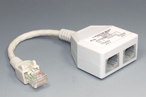 LAN省配線アダプタ CAT5用