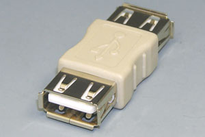 USB変換アダプタ Aコネクタメス－Aコネクタメス