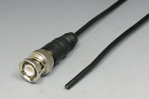 50オーム同軸ケーブル BNC片側オス （MIL規格RG-174、JIS規格1.5D-2V相当）