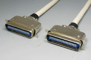 セントロニクスケーブル 36pin 丸ケーブル（オス－オス）