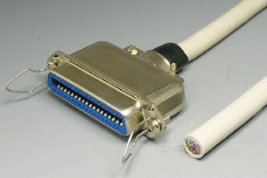 セントロニクスケーブル 36pin 丸ケーブル（片側メス）