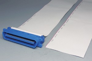 セントロニクスケーブル 50pin フラットケーブル（片側オス）　＜お取り寄せ 4～7営業日後出荷＞
