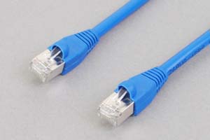 カテゴリ 6 LANケーブル STP(FTP) ストレート結線(シールド、より線、ブルー)
