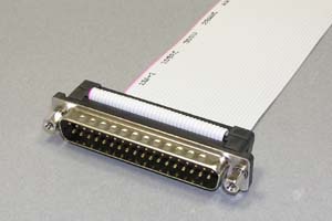 Dsubケーブル 37pin フラットケーブル（片側オス、M2.6ロックナット）