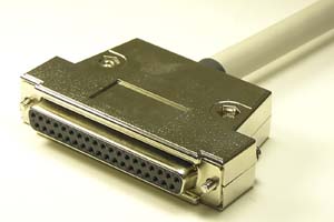 EMI対策　Dsubケーブル 37pin 丸ケーブル（片側メス、♯4-40ショートネジ）