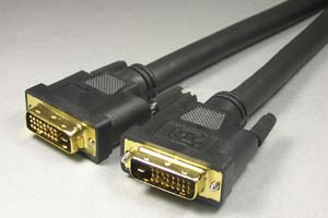 ディスプレイケーブル＜DVI-D　デュアルリンク　長尺タイプ＞ DVI-Dオス（24+1pin）－DVI-Dオス（24+1pin）
