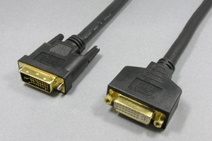 ディスプレイケーブル＜DVI-I 延長ケーブル＞ DVI-Iオス（24+5pin）－DVI-Iメス（24+5pin） 