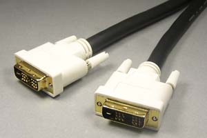 ディスプレイケーブル＜DVI-D　シングルリンク　長尺タイプ＞ DVI-Dオス（18+1pin）－DVI-Dオス（18+1pin）