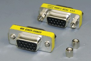 高密度D-subコネクタ 15pin用 変換アダプタ HD15pin (♯4-40ネジ)