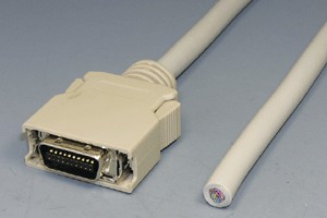 HPCN ハーフピッチケーブル 20pin 丸ケーブル（片側オス）