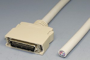 HPCN ハーフピッチケーブル 36pin 丸ケーブル（片側オス）