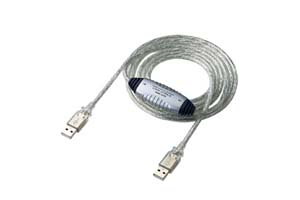 【サンワサプライ】　USB2.0データリンクケーブル、両側Aコネクタオス、長さ2m