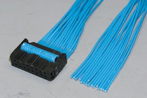 MILソケットケーブル 16pin 単芯電線（片側メス）