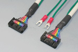 MILソケットケーブル 16pin 丸ケーブル（メス－メス）