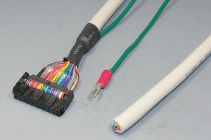 MILソケットケーブル 20pin 丸ケーブル（片側メス）