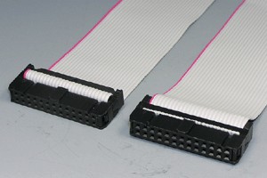 MILソケットケーブル 26pin フラットケーブル（メス－メス、ストレート結線）