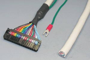 MILソケットケーブル 34pin 丸ケーブル（片側メス）