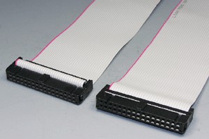 MILソケットケーブル 34pin フラットケーブル（メス－メス、ストレート結線）
