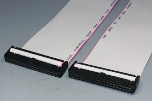 MILソケットケーブル 40pin フラットケーブル（メス－メス、リバース結線）　＜お取り寄せ 4～7営業日後出荷＞