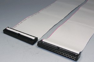 MILソケットケーブル 50pin フラットケーブル（メス－メス、ストレート結線）