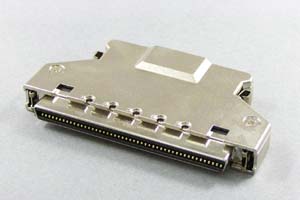 PCR ハーフピッチ 96pin メス コネクタ（圧接タイプ、専用フード付属）