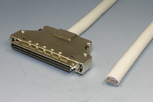 PCR ハーフピッチケーブル 96pin 丸ハーネスケーブル(片側メス)