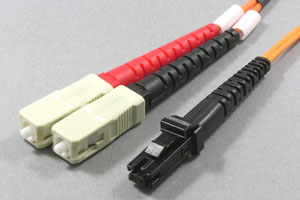 光ファイバーケーブル マルチモード 62.5ミクロン（MTRJ-SC、Duplexタイプ）＜お取り寄せ　4～7営業日後出荷＞ 