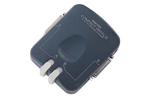 【サンワサプライ】　RS-232C信号切替器、２：１双方向切替タイプ（D-sub25pinメス×3）
