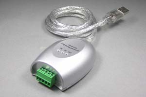 USB－RS485（シリアル）変換ケーブル（端子台タイプ、USB1.1、ケーブル長さ1m）