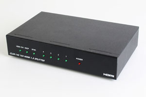 HDMI信号スプリッター ハイエンドタイプ（1入力4分岐、HDMI Ver1.3対応 分配器）