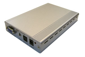 ビデオスケーラー（アナログRGB(VGA)信号＋アナログ音声／光デジタル音声  ⇒ HDMI信号（またはDVI-Dシングルリンク）＋音声信号（アナログまたはデジタル）　スキャンコンバータ（映像信号変換器））