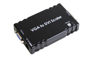 アナログRGB 信号 ⇒ DVI-Dシングルリンク 信号　ビデオスケーラ（映像信号変換器）