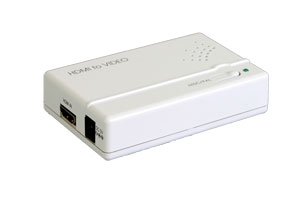 ビデオスケーラ（HDMI1.2信号 ⇒ コンポジットビデオ＆アナログ音声信号用 ダウンスキャンコンバーター（映像信号変換器））