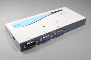 アナログRGB 信号スプリッター （VGA信号 ２分配、４分配、８分配） ： 最大65m延長  （ディスプレイ分配・延長装置）