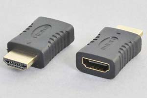 HDMI中継アダプタ　タイプAオス－タイプAメス　【HDMI2.0対応】