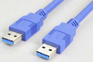  USB3.0ケーブル　両側Aオス（9pin）　【同一ピン全線ストレート結線タイプ】